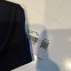 Lululemon run times bra 34d black